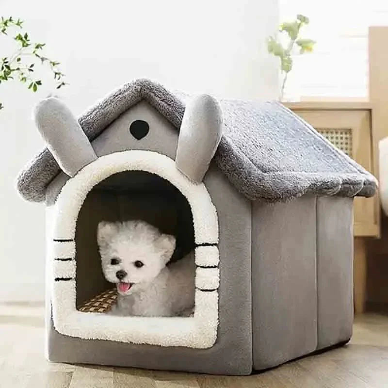 Cozy Indoor Pet Bed with Removable Cushion