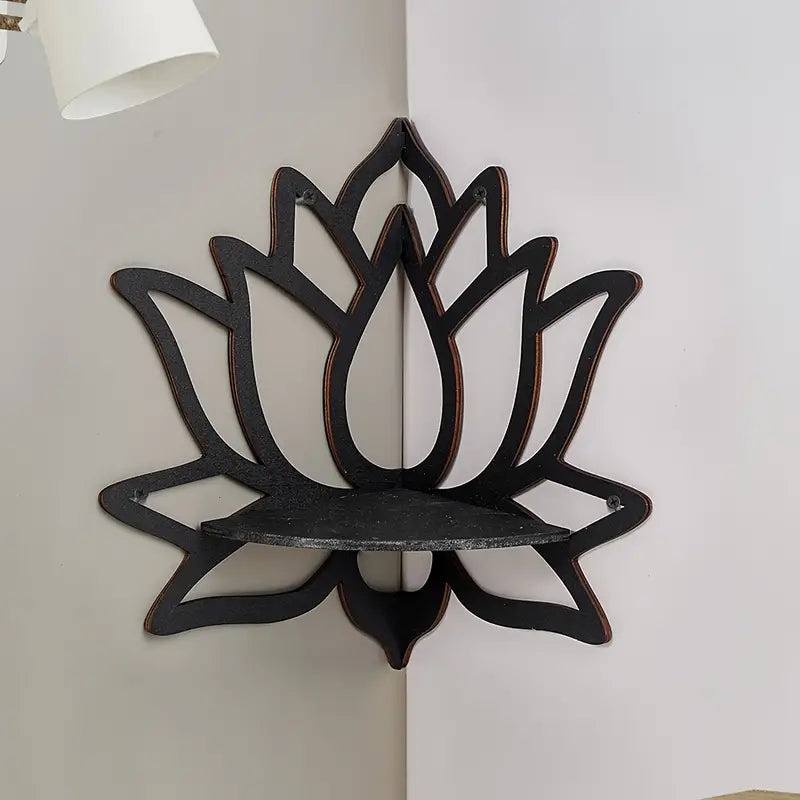 Taavita | Elegant & Modern Lotus Wood Shelf