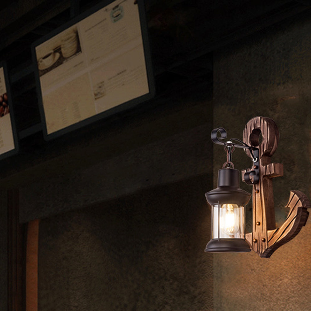 Taavita | LED Wall Lamp with Wooden Anchor