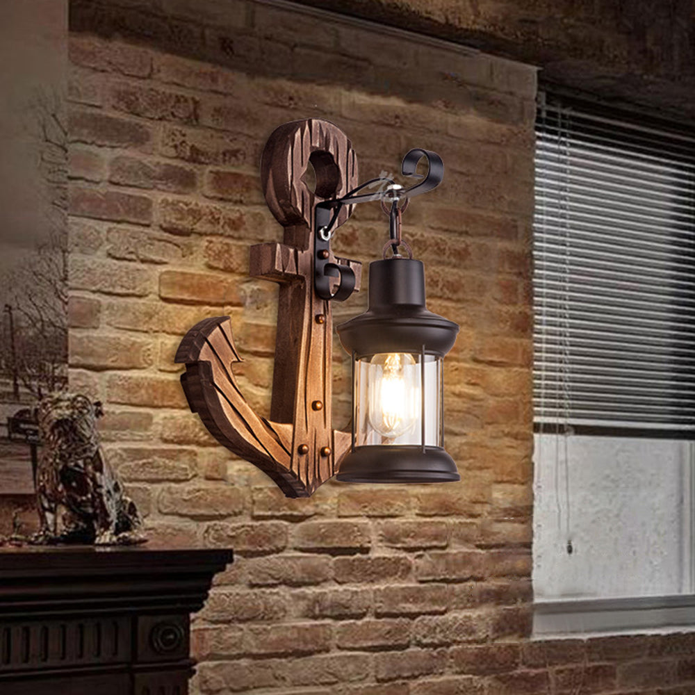 Taavita | LED Wall Lamp with Wooden Anchor