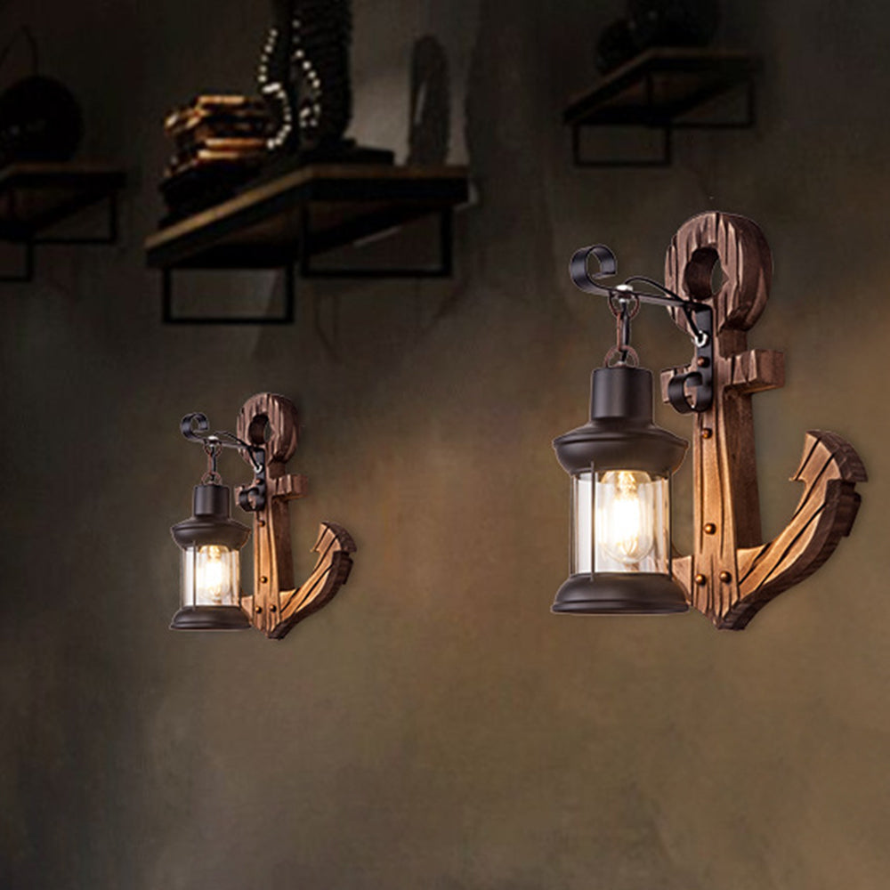 Taavita | LED Wall Lamp with Wooden Anchor