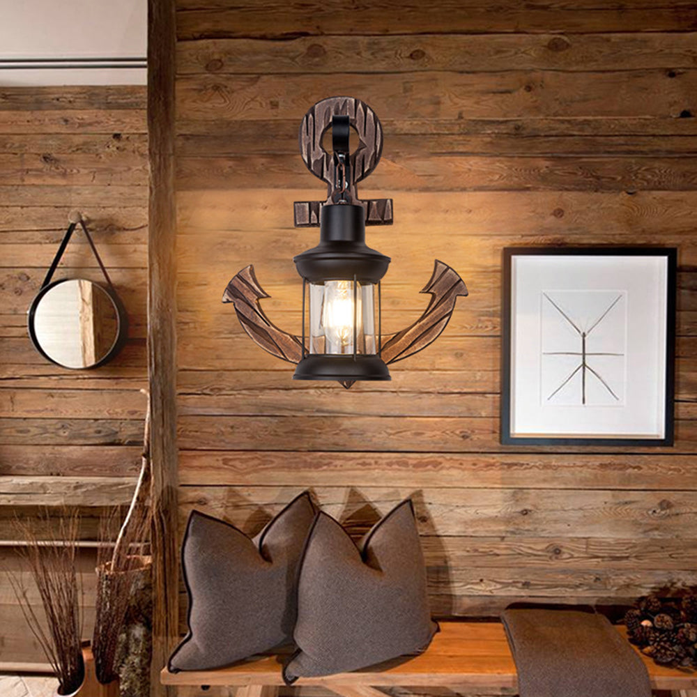 Taavita | LED Wall Lamp with Wooden Anchor