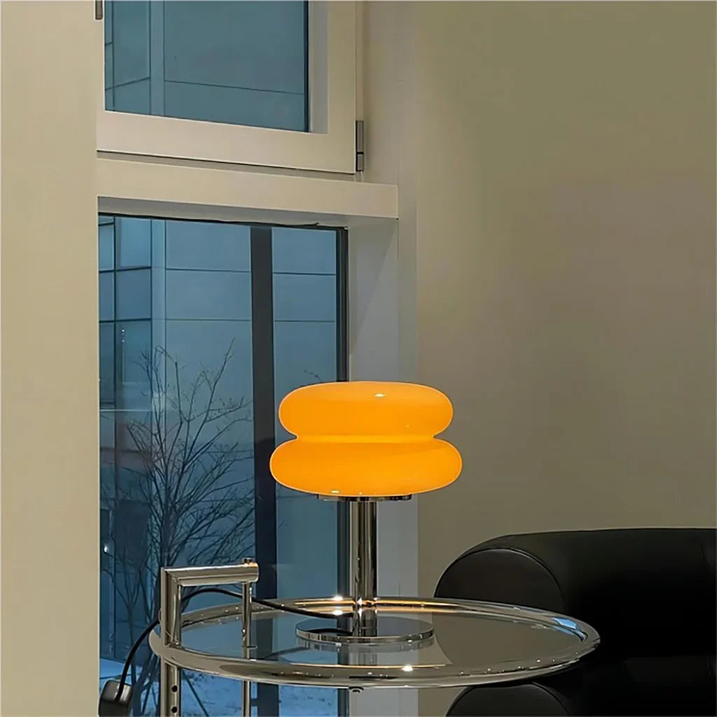 Taavita Minimalistic Table Lamp Made of Glass - Elegant Minimalist Design for Modern Spaces