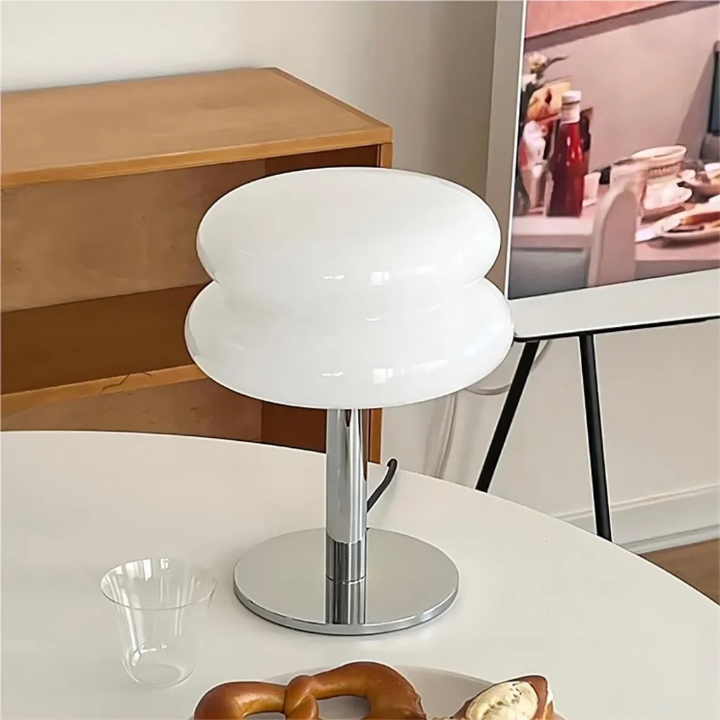 Taavita Minimalistic Table Lamp Made of Glass - Elegant Minimalist Design for Modern Spaces