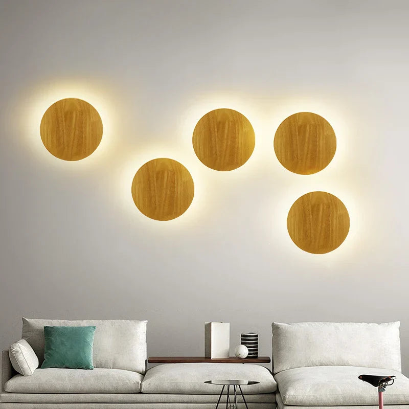 Taavita - Scandinavian Wooden Wall Lamp