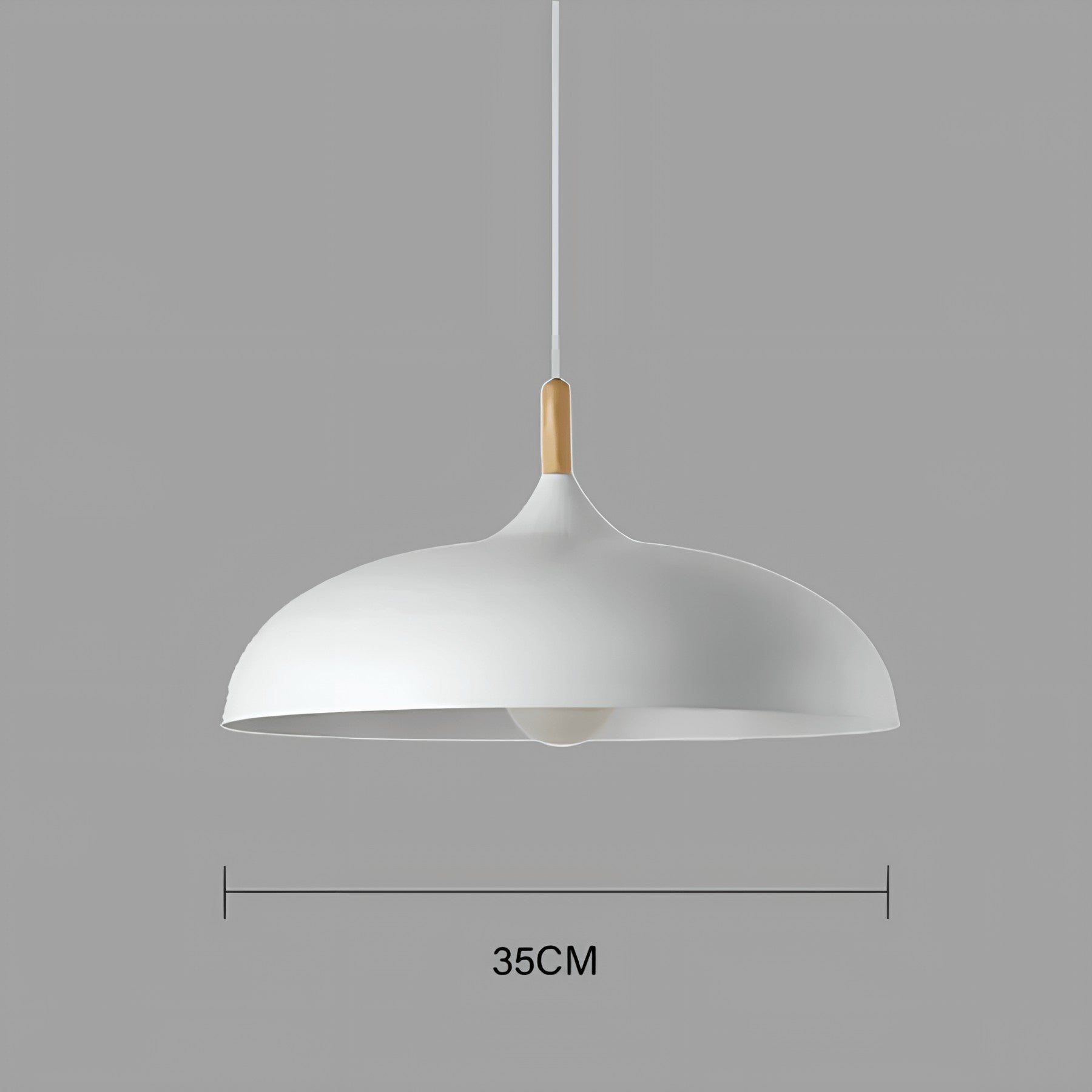 Taavita – Minimalistic Oak Wood LED Ceiling Lamp