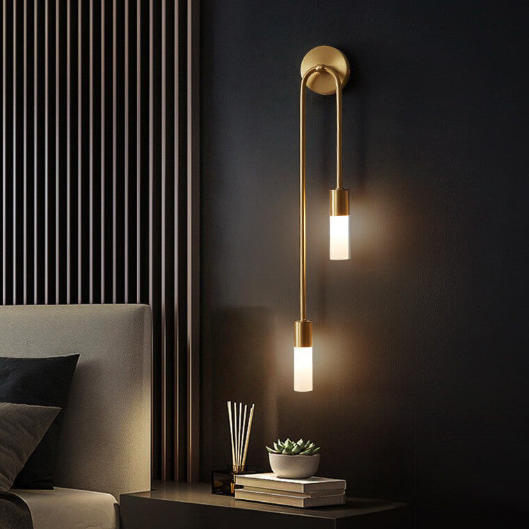 Taavita Minimalist U-Shaped 2-Light Wall Lamps