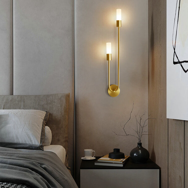 Taavita Minimalist U-Shaped 2-Light Wall Lamps