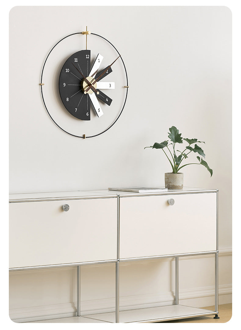 Taavita Wall Clock - Elegant CNC Engraved Design with Eco-Friendly Materials in White, Black, and Green