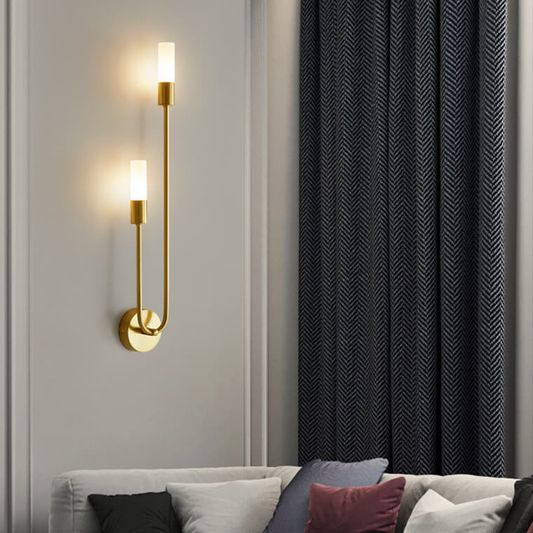 Taavita Minimalist U-Shaped 2-Light Wall Lamps