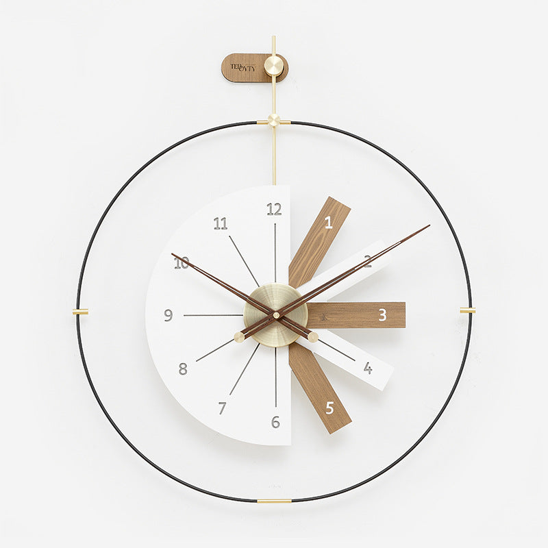 Taavita Wall Clock - Elegant CNC Engraved Design with Eco-Friendly Materials in White, Black, and Green