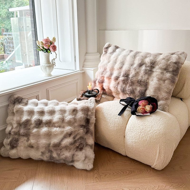 Soft Faux Fur Blanket with Batik Pattern – Taavita for Home