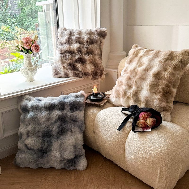 Soft Faux Fur Blanket with Batik Pattern – Taavita for Home