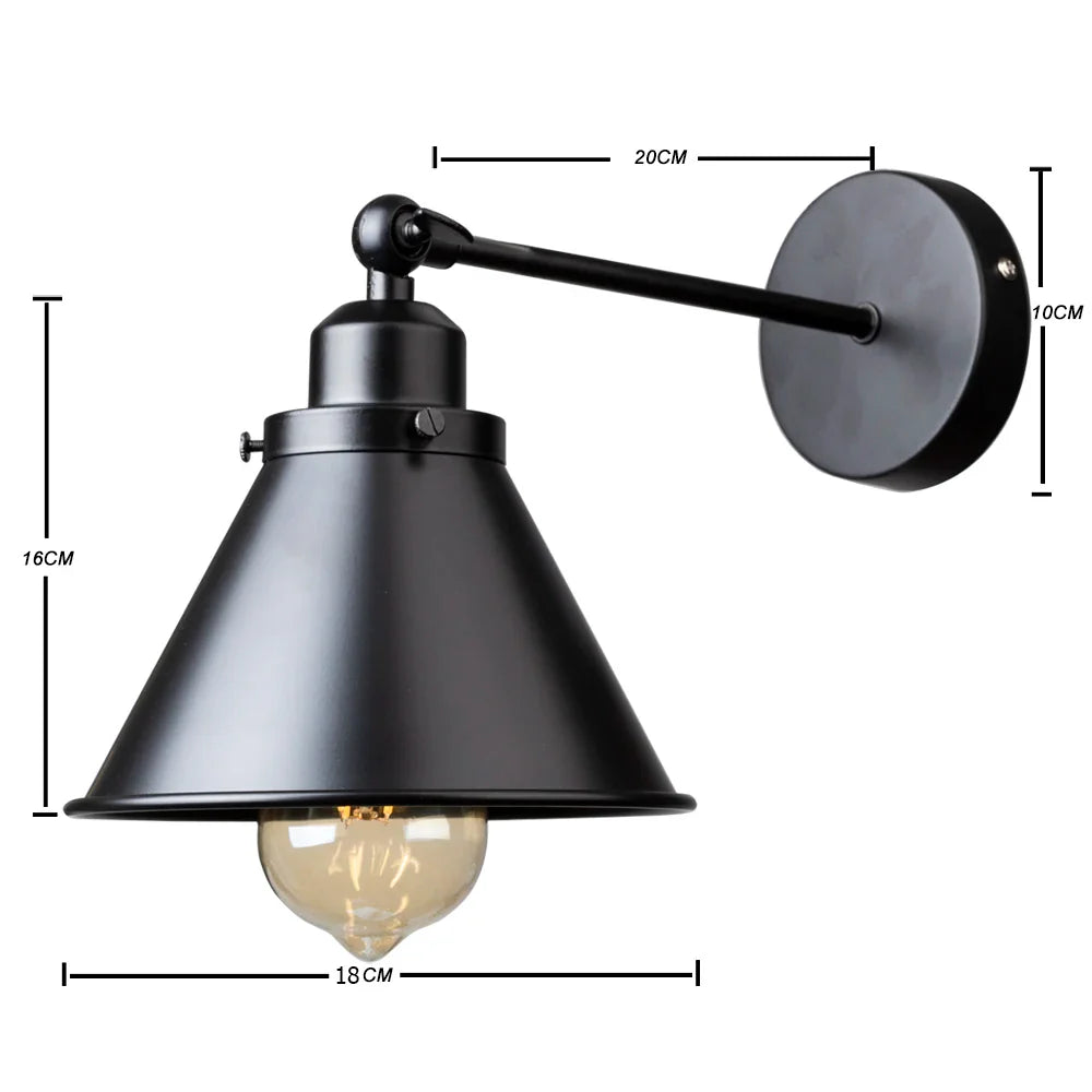 Taavita Retro Wall Lamp for Indoor Use