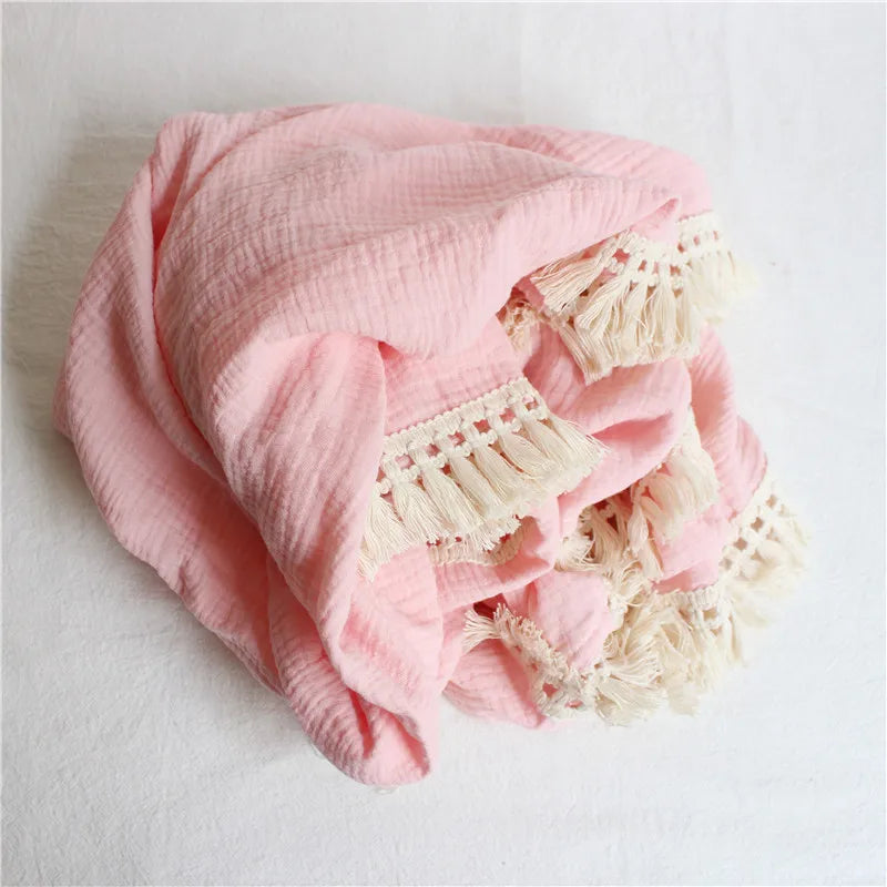 Muslin Swaddle Blanket for Newborns - Breathable and Soft Baby Blanket