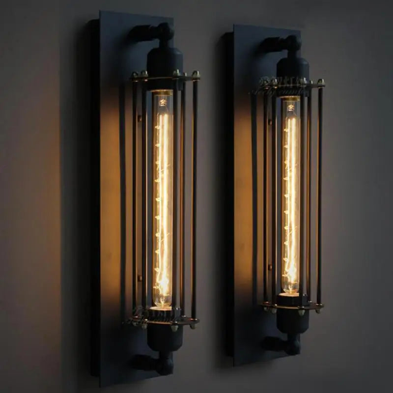 Taavita Wall Lamp – Nostalgic Wall Light with Tube Design and Warm Lighting