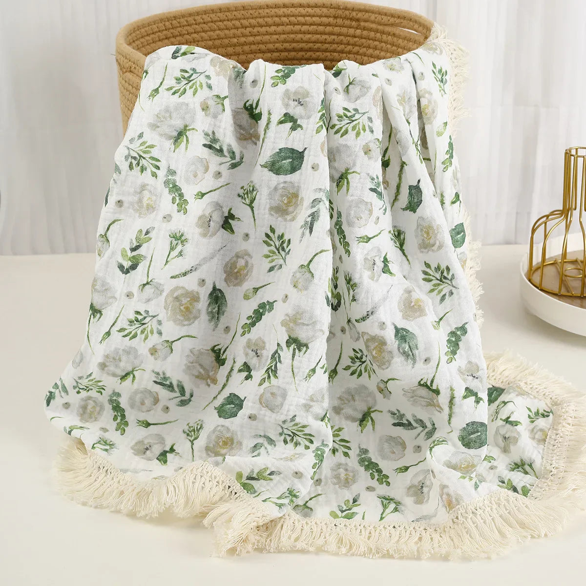 Muslin Swaddle Blanket for Newborns - Breathable and Soft Baby Blanket