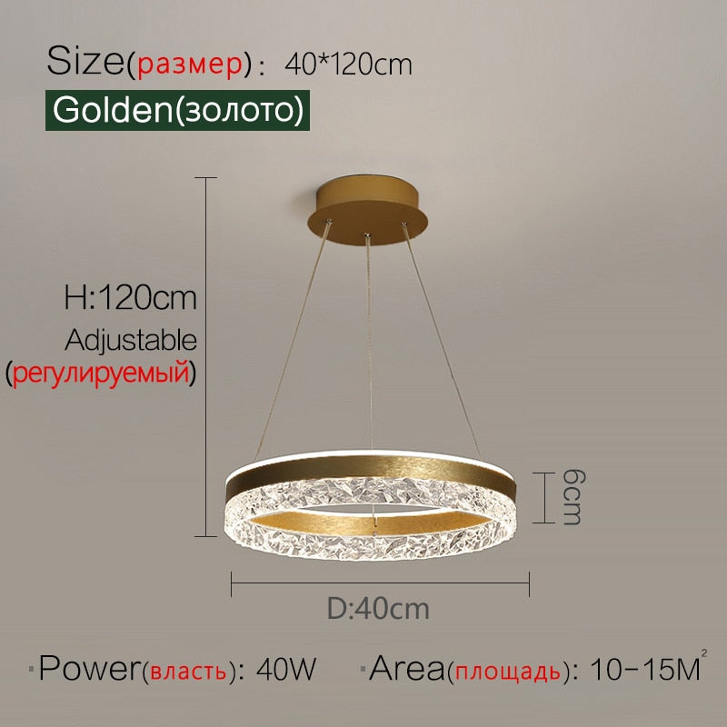 Transformed Crystal Modern Pendant Ceiling Lights