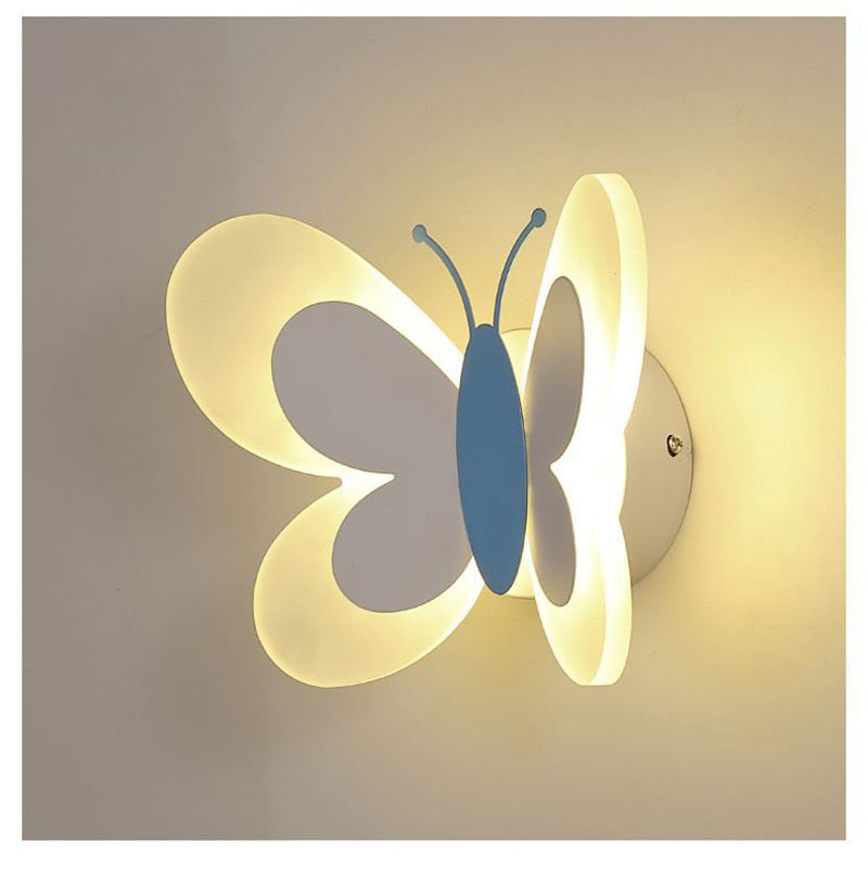 Wall Lamp Butterflies for Children's Room