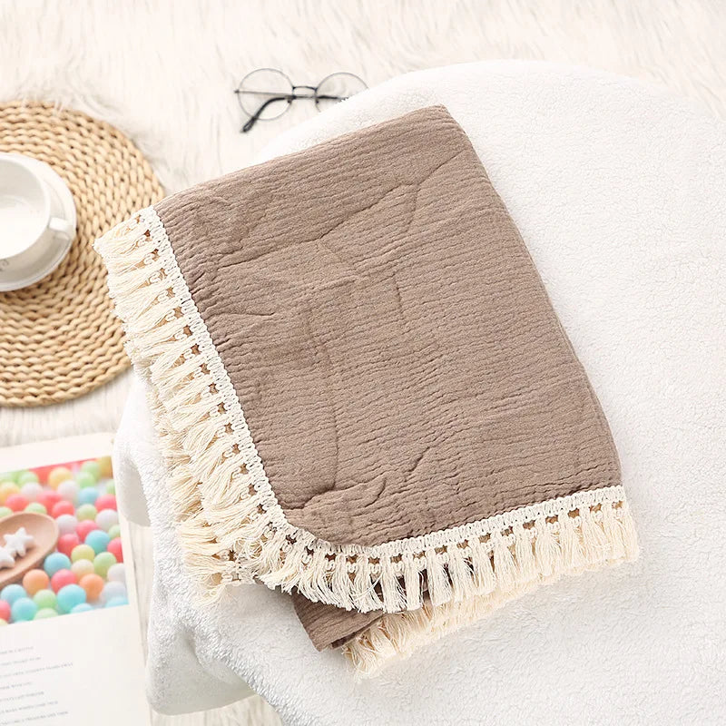 Muslin Swaddle Blanket for Newborns - Breathable and Soft Baby Blanket