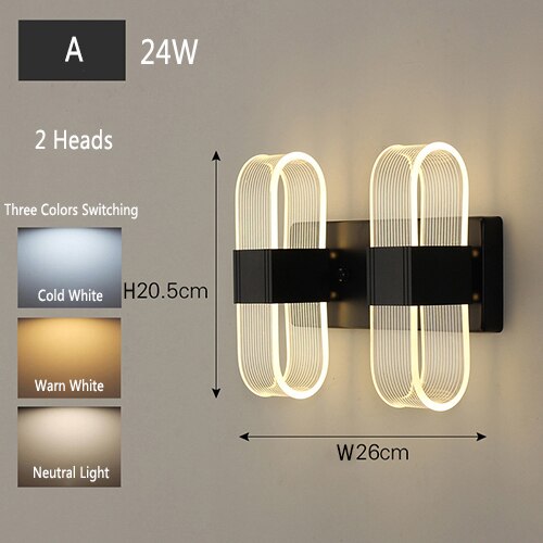 Taavita Wall Lamps Modern Design with Unique Light Effect