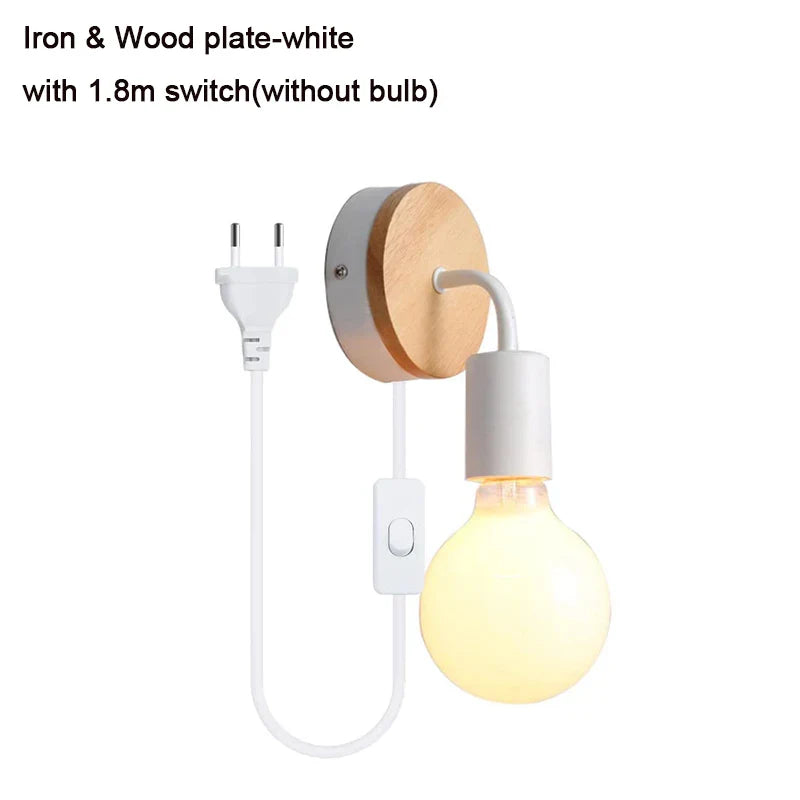 Taavita Plug-in Wall Lamp with Charming Design