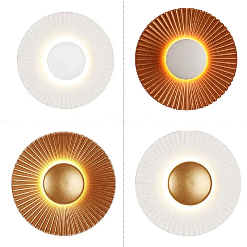 Taavita Wall Lamp Sun in Gold