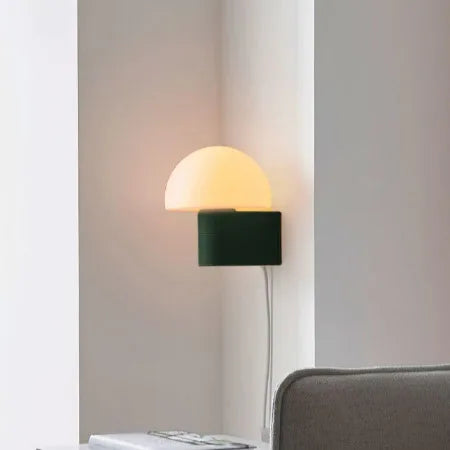 Taavita Design Wall Lamp with Plug in Dark Green or Deep Black