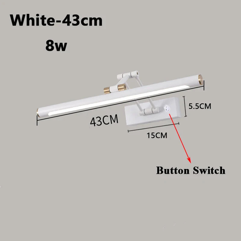 Taavita Wall Lamp Bathroom White – Optimal Lighting for Your Bathroom