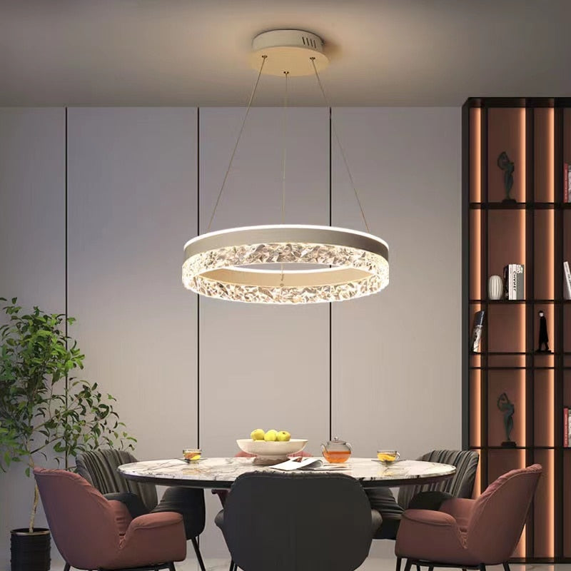 Transformed Crystal Modern Pendant Ceiling Lights