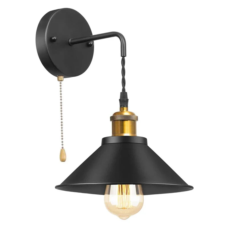 Taavita Retro Wall Lamp with Switch