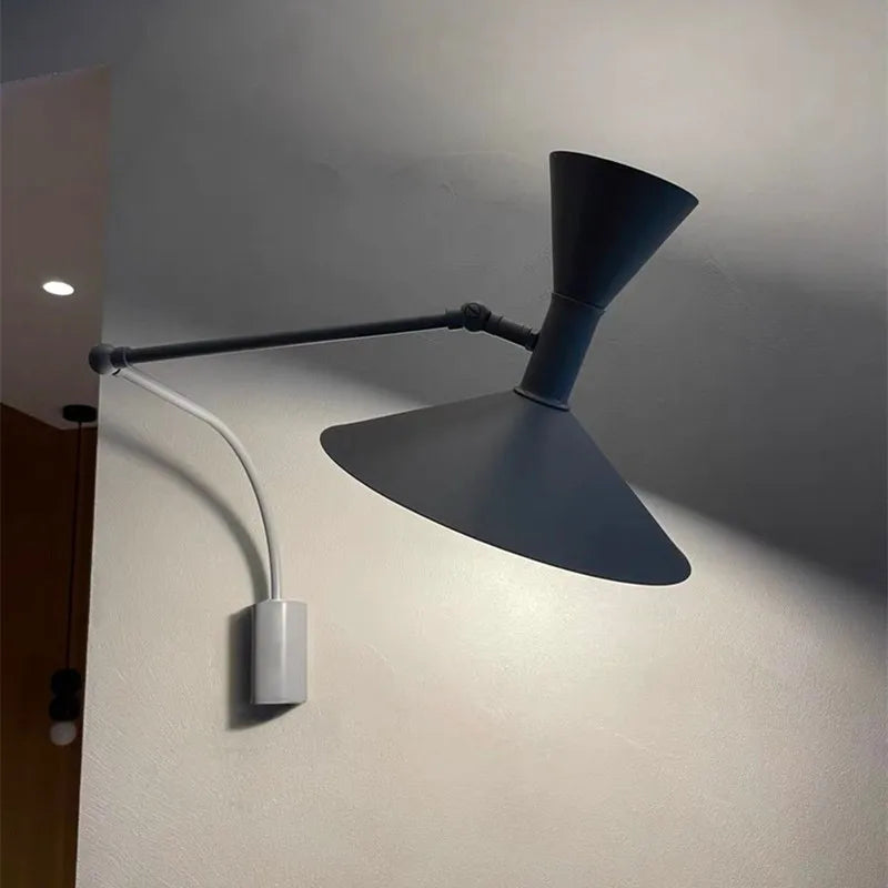 Taavita Wall Lamp Swivel Arm Black