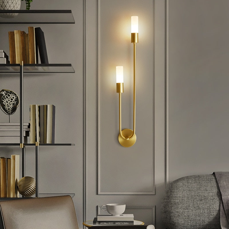 Taavita Wall Lamp Gold Brown