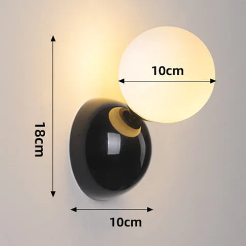 Taavita Wall Lamp Black Without Power Connection