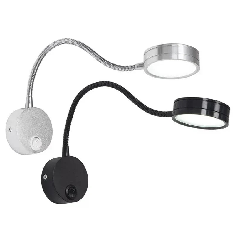 Taavita Wall Lamp with Swivel Arm, Switch, and Adjustable Arm