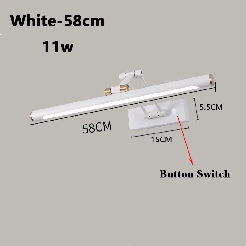 Taavita Wall Lamp Bathroom White – Optimal Lighting for Your Bathroom