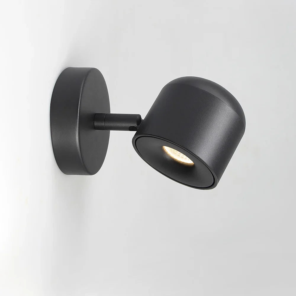 Taavita Dimmable Wall Lamp Bedroom Minimalistic, Black Design