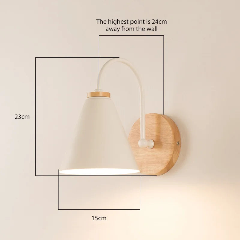 Taavita Wall Lamp Wood White