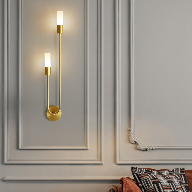 Taavita Wall Lamp Gold Brown