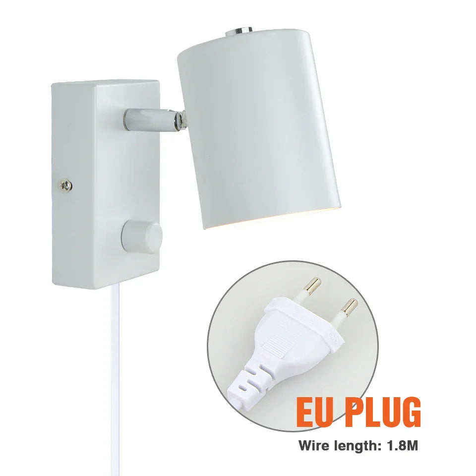 Swiveling Wall Lamp with Switch