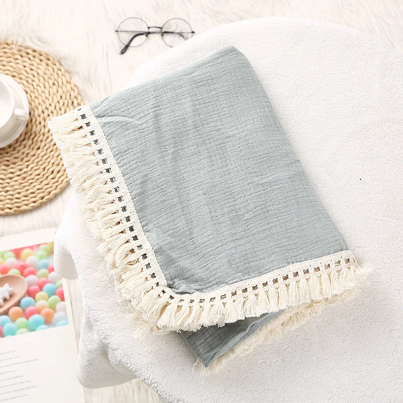 Muslin Swaddle Blanket for Newborns - Breathable and Soft Baby Blanket