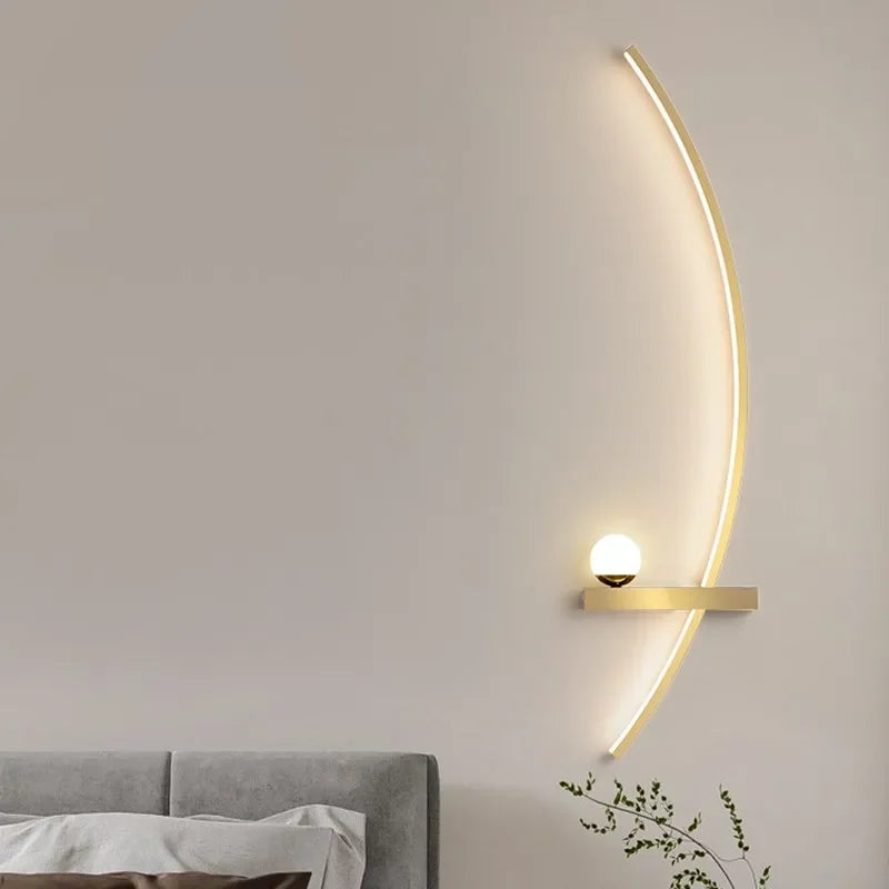 Taavita Wall Lamp Gold Black