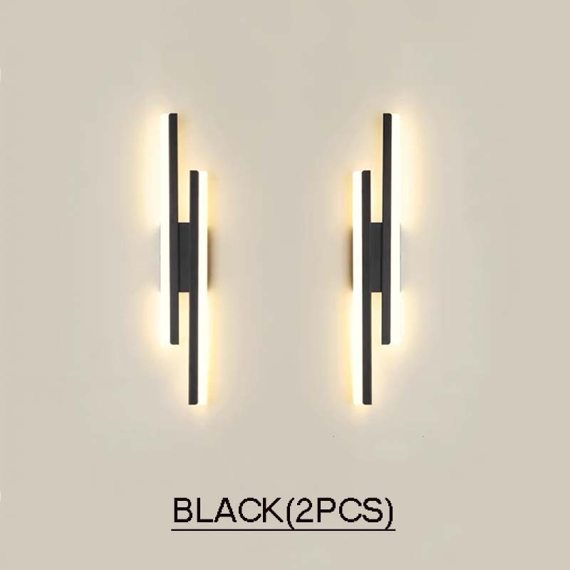 Taavita Wall Lamp - Modern Black Glass Wall Lamp