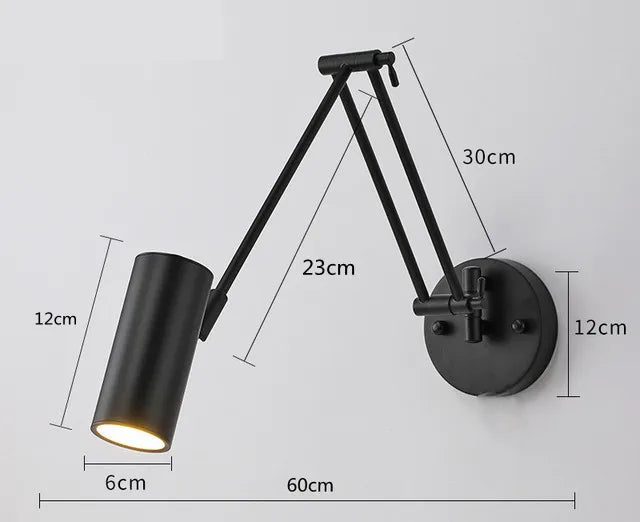 Taavita Wall Lamp Black - Elegant and Functional Wall Lamp for Your Bedroom