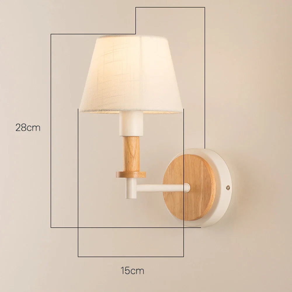 Taavita Wall Lamp Wood White