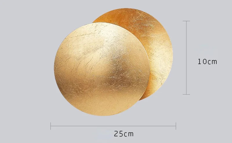 Taavita Wall Lamp Golden Disc