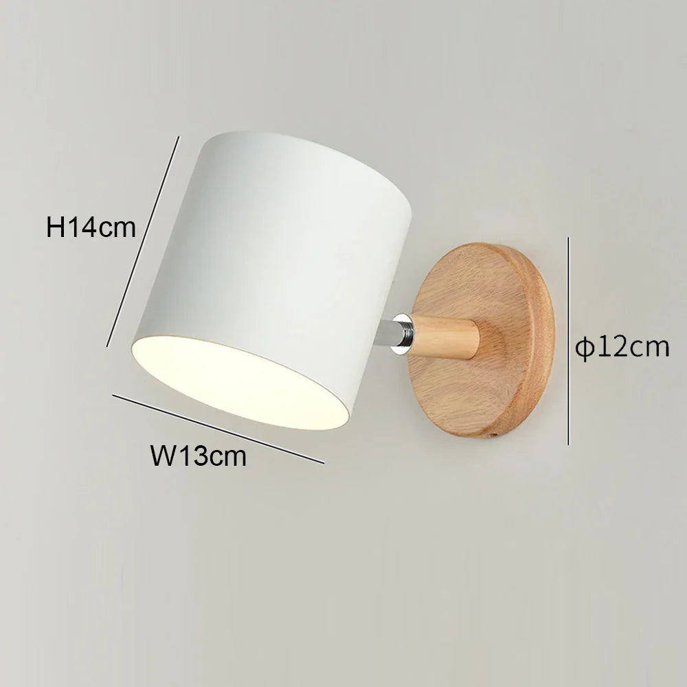 Taavita Wall Lamp Wood White