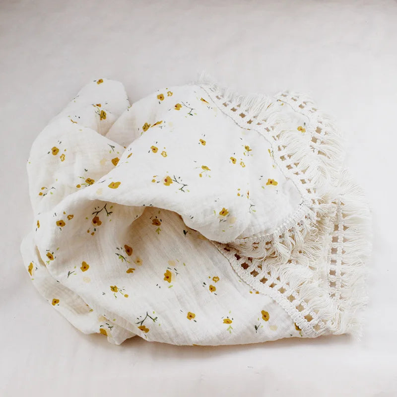 Muslin Swaddle Blanket for Newborns - Breathable and Soft Baby Blanket