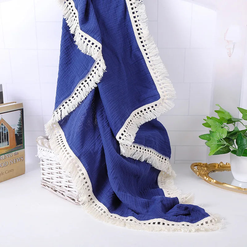 Muslin Swaddle Blanket for Newborns - Breathable and Soft Baby Blanket