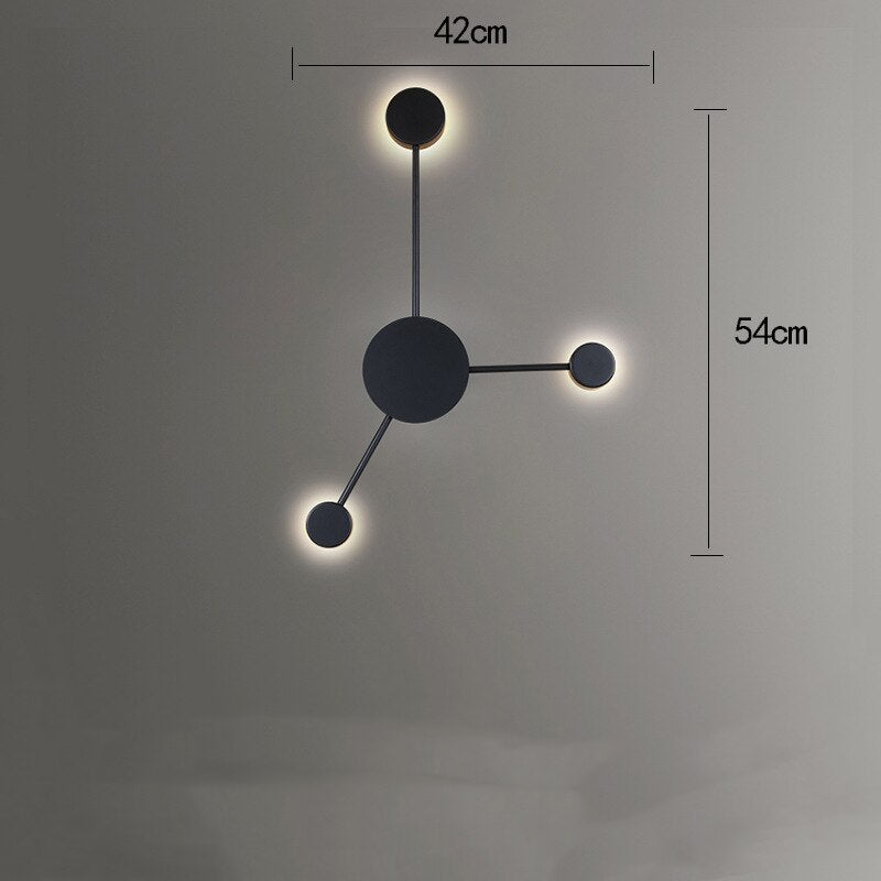 Modern Spider Web Design Wall Lamps for Living Room